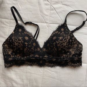 Aerie Black Lace Bralette
